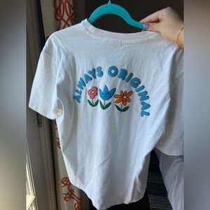 Adidas White Short Sleeve “Always Original” tee